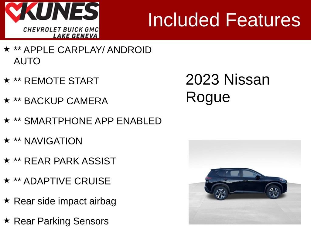 Used 2023 Nissan Rogue SV image 2
