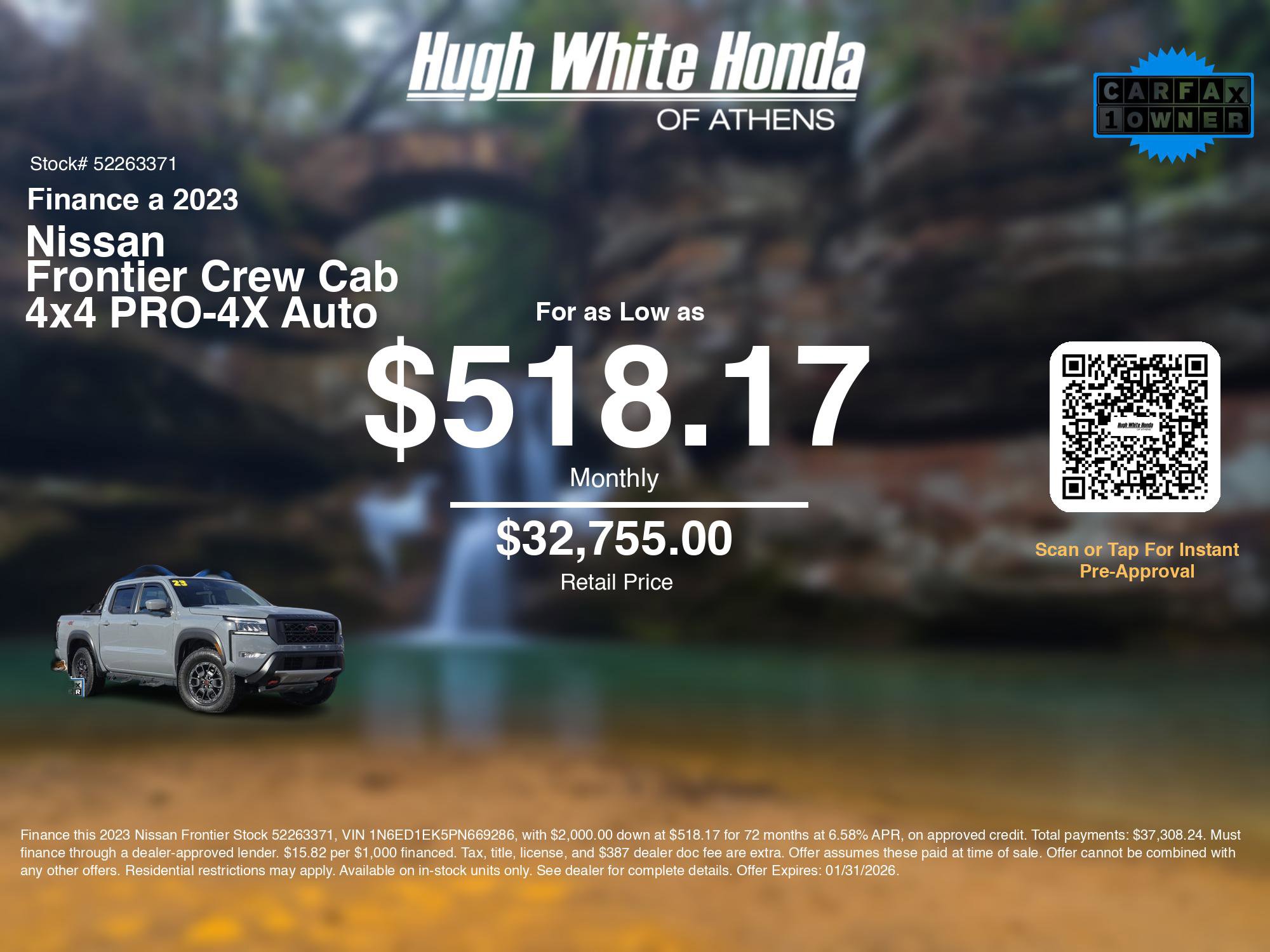 Used 2023 Nissan Frontier PRO-4X w/ Pro-4X Premium Package image 3