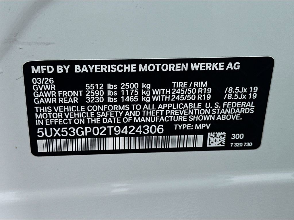 New 2026 BMW X3 xDrive30 w/ M Sport Package image 24