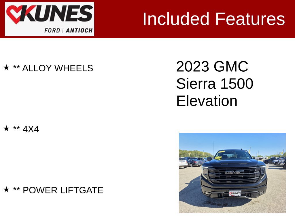 Used 2023 GMC Sierra 1500 Elevation AWD/4WD image 4