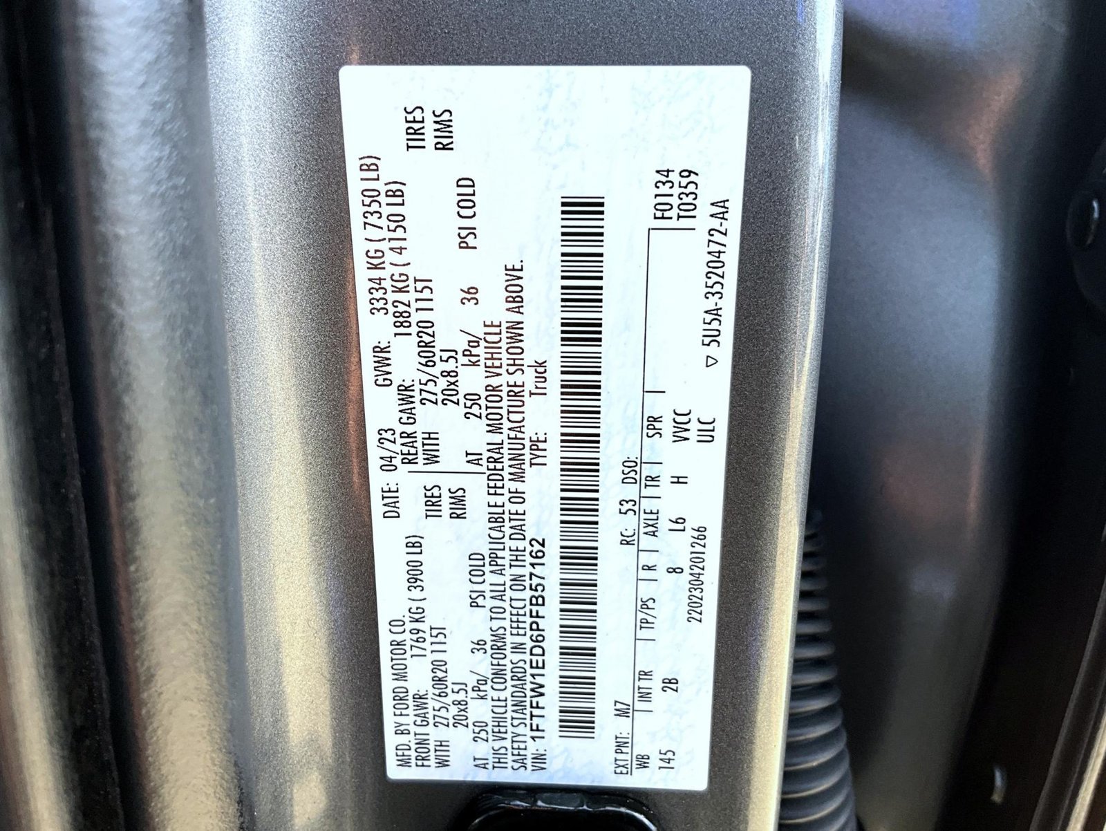 Used 2023 Ford F150 Lariat w/ Equipment Group 502A High AWD/4WD image 29