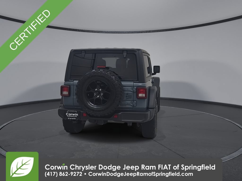 Certified 2024 Jeep Wrangler Sport AWD/4WD image 15