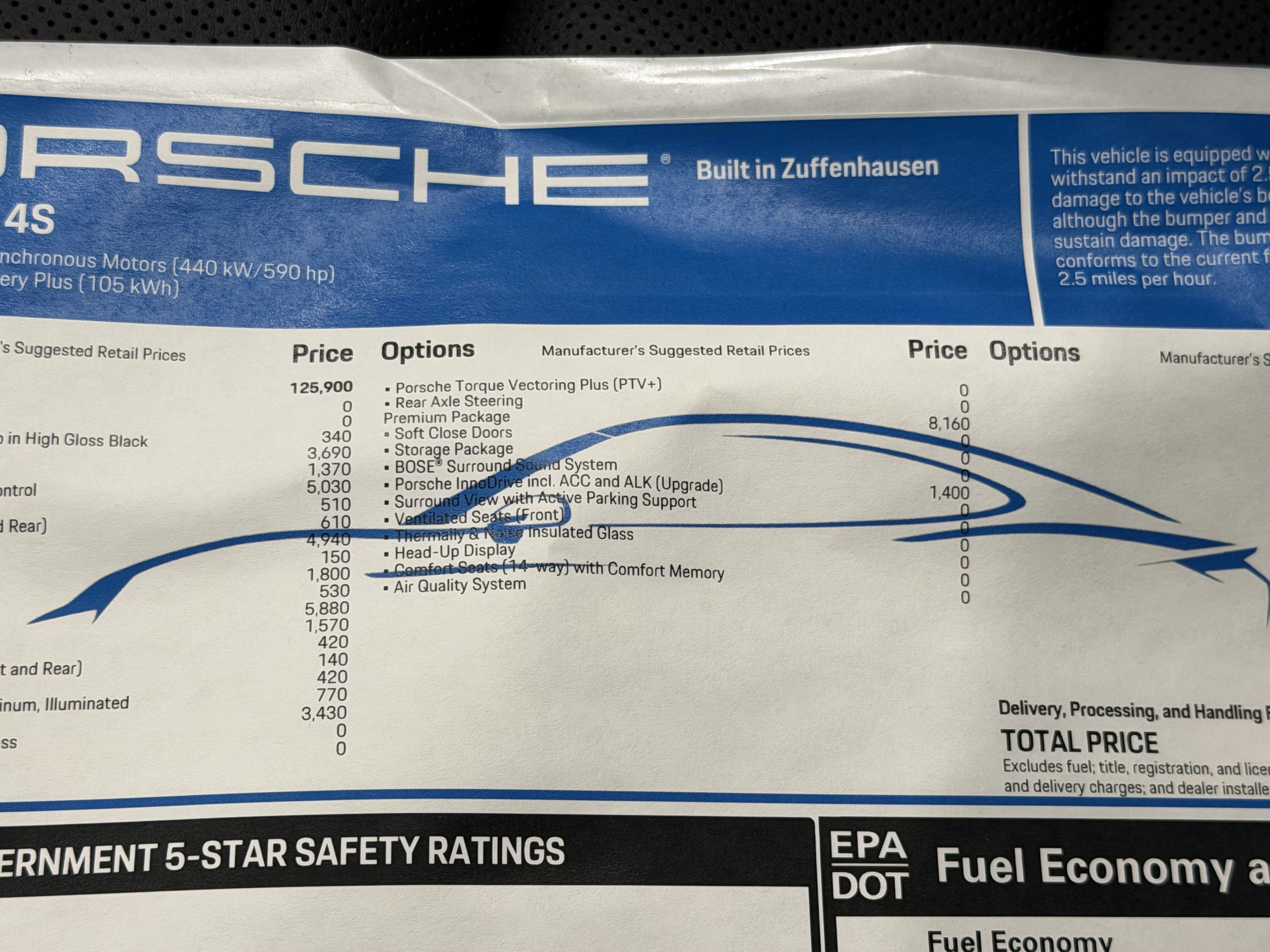 New 2026 Porsche Taycan 4S AWD/4WD image 66