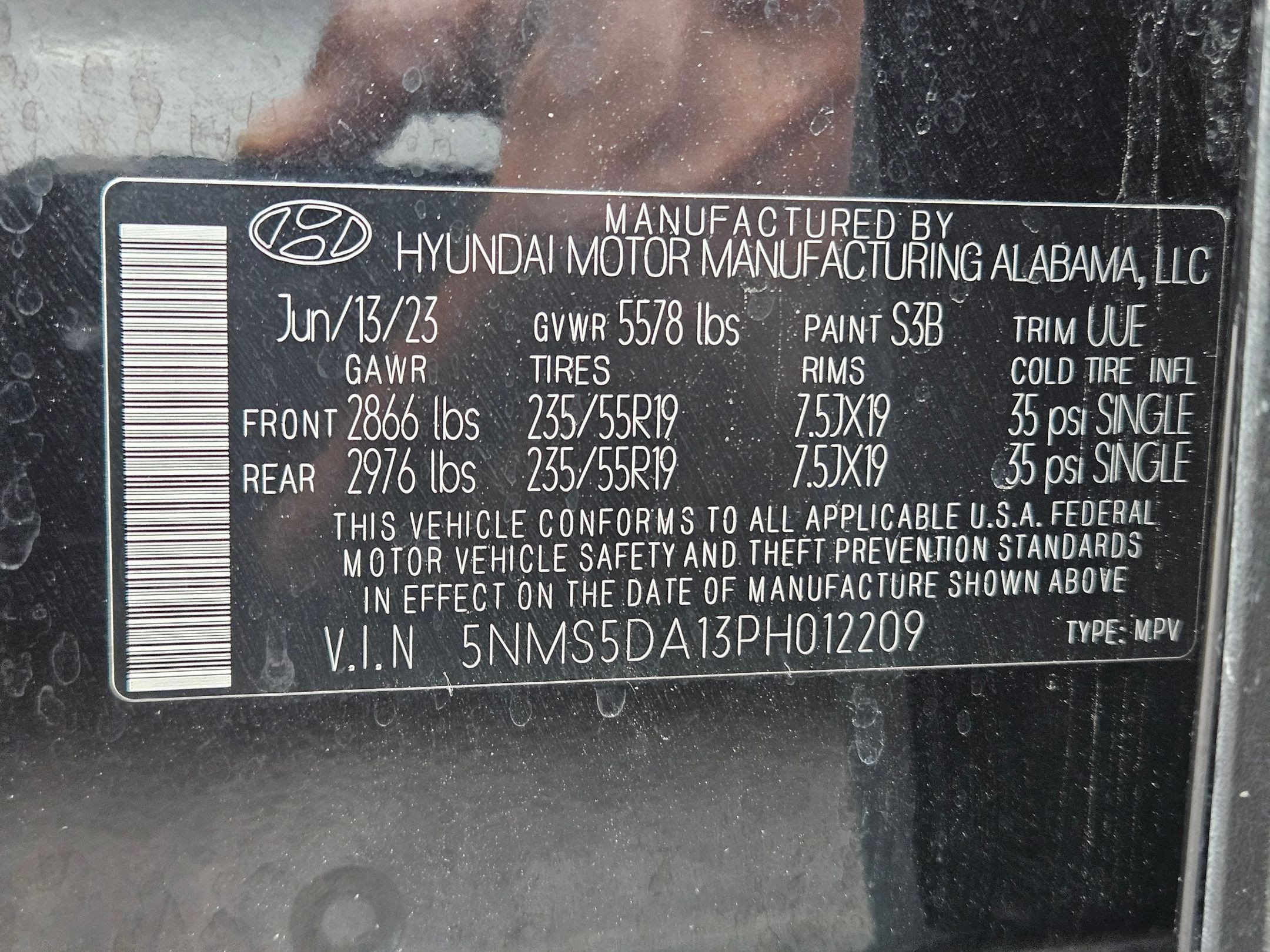 Used 2023 Hyundai Santa Fe Limited w/ Cargo Package AWD/4WD image 38
