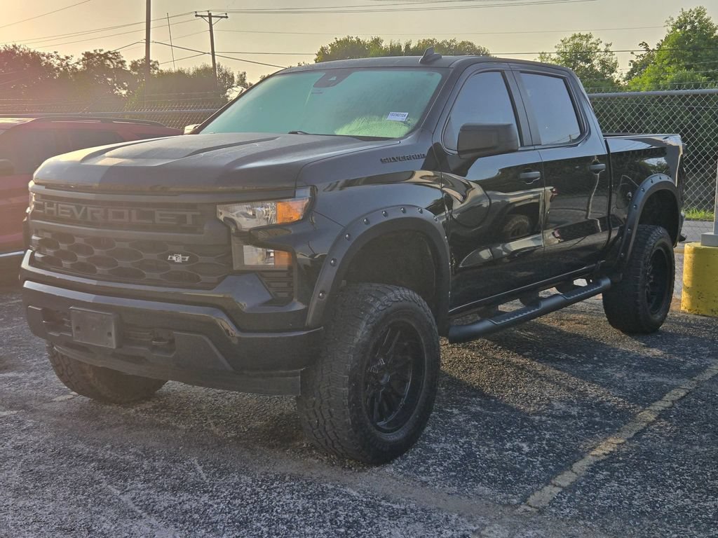 Used 2024 Chevrolet Silverado 1500 Custom w/ Turbomax Blackout Package AWD/4WD image 3