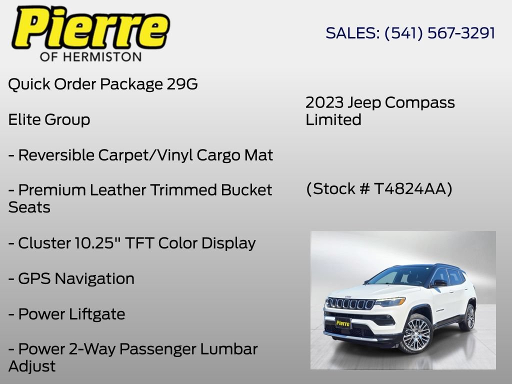 Used 2023 Jeep Compass Limited w/ Elite Group AWD/4WD image 6