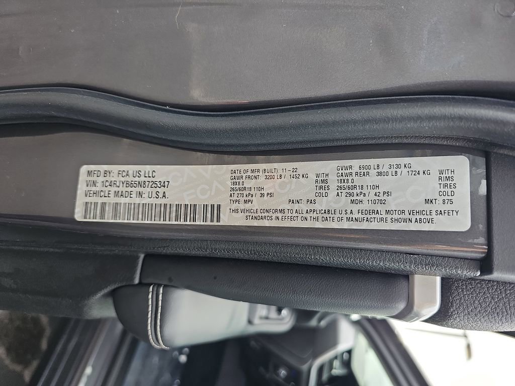 Used 2022 Jeep Grand Cherokee Limited 4xe w/ MOPAR Finishing Package image 39