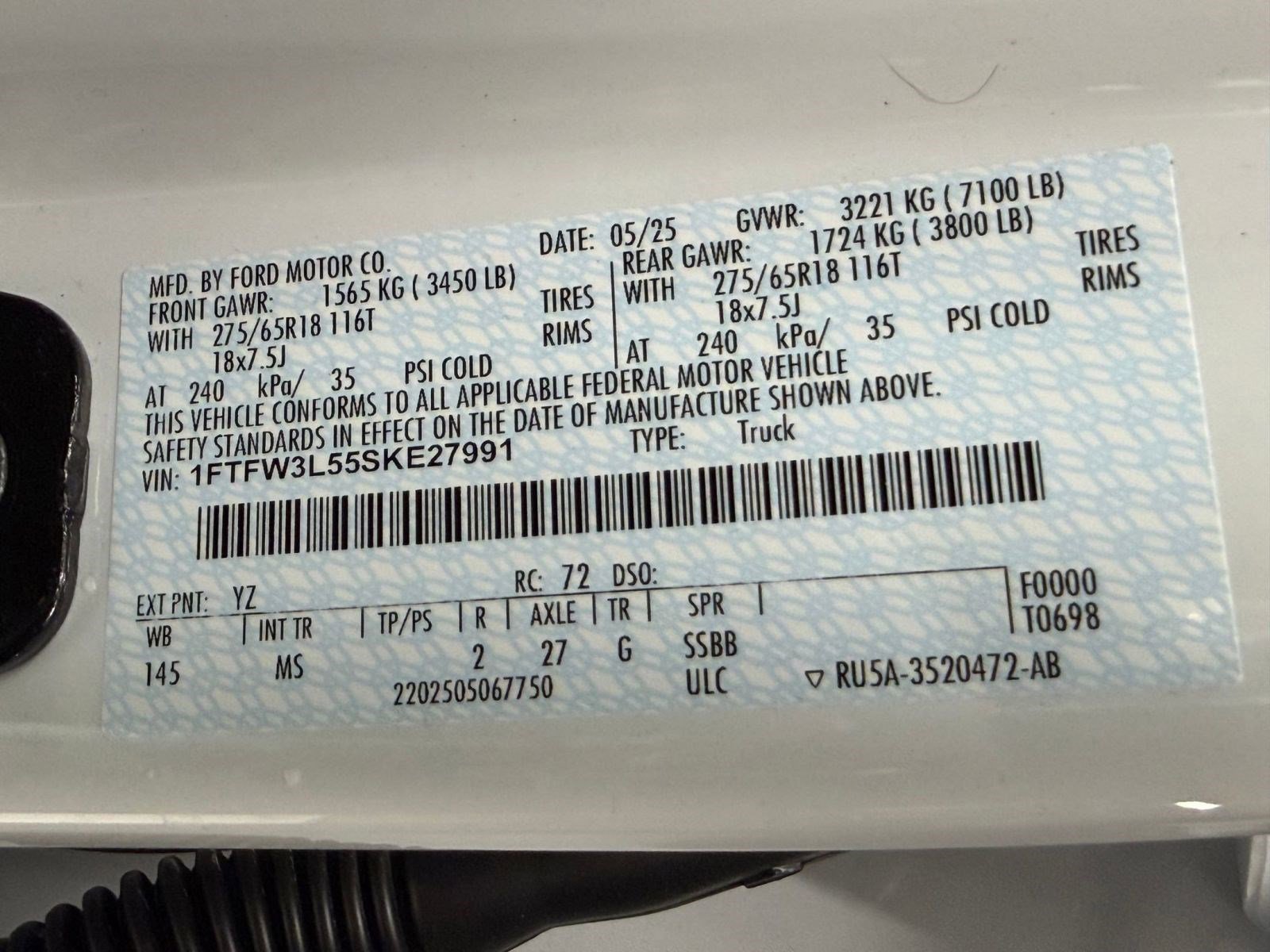 Used 2025 Ford F150 XLT w/ Equipment Group 301A Standard image 15