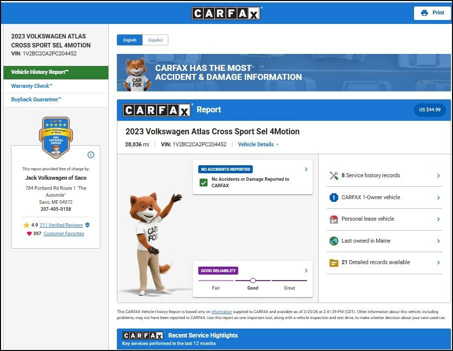 Used 2023 Volkswagen Atlas Cross Sport SEL image 11