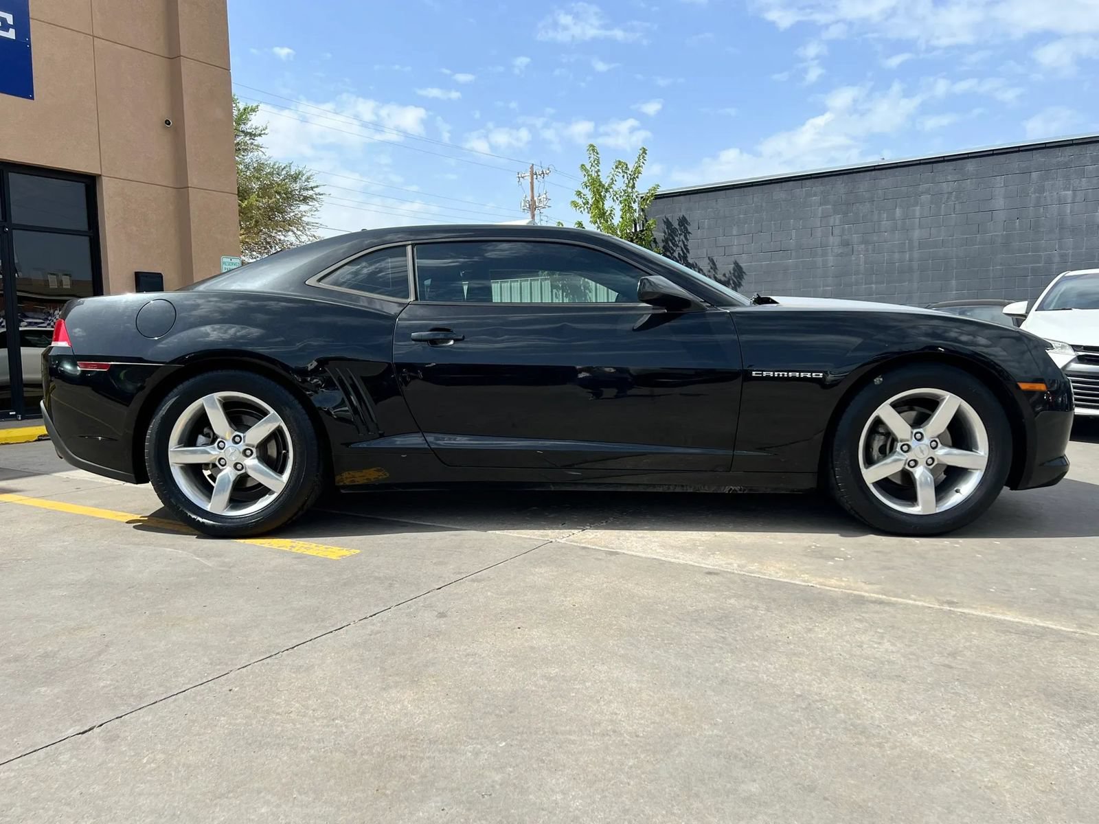 Used 2015 Chevrolet Camaro LT w/ Silver Rally Stripe Package RWD image 2