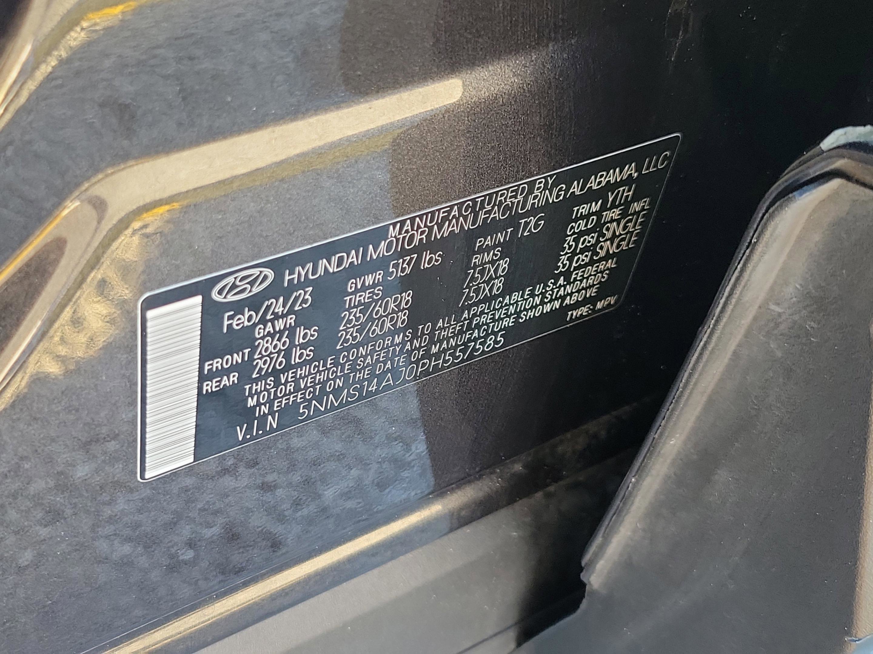 Certified 2023 Hyundai Santa Fe SE FWD image 30