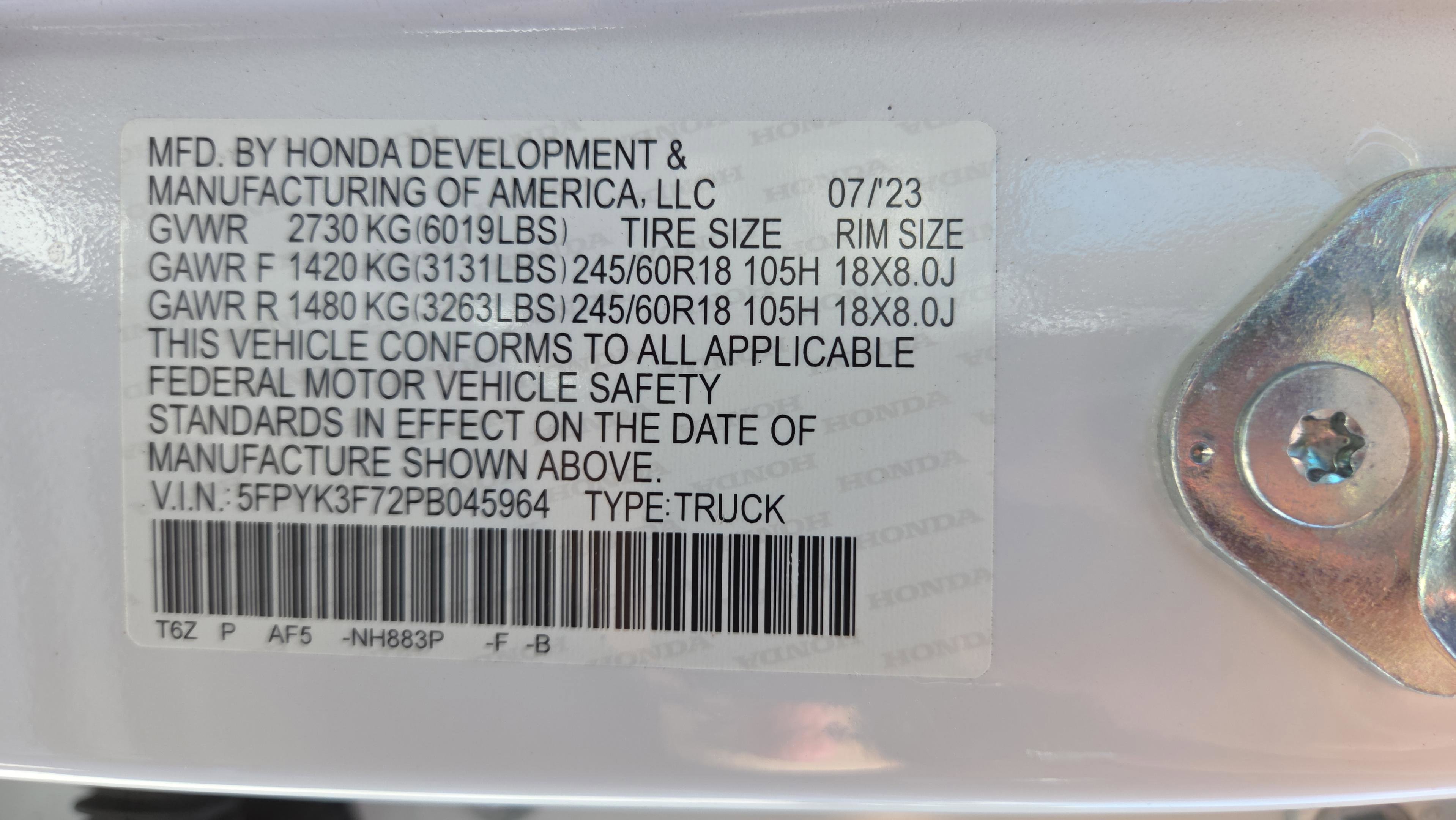 Used 2023 Honda Ridgeline RTL-E image 25