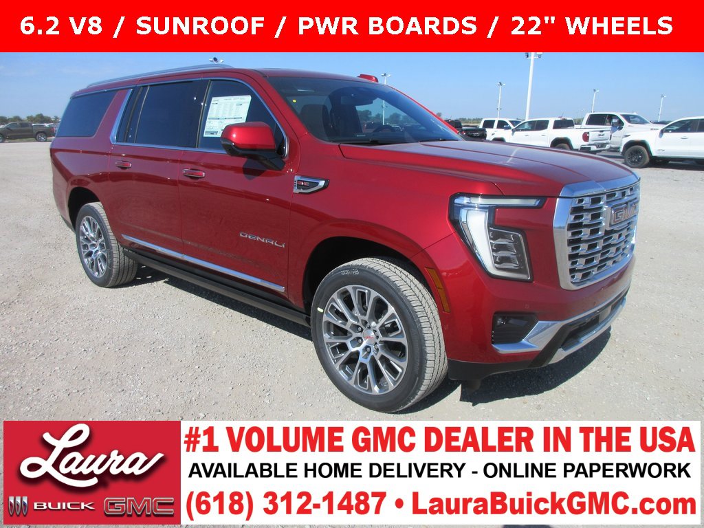 New 2026 GMC Yukon XL Denali w/ Sun & Power Step Package