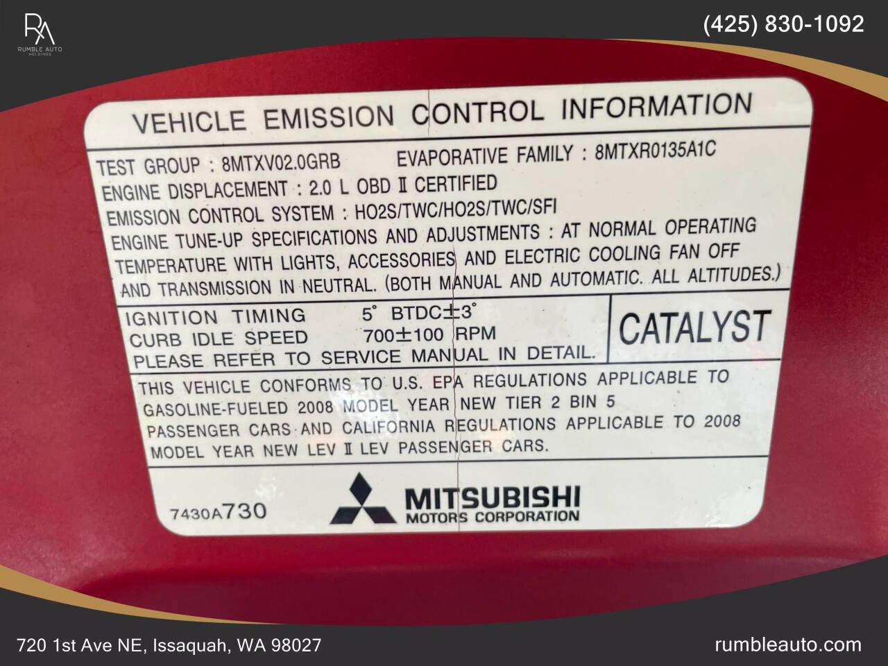 Used 2008 Mitsubishi Lancer Evolution GSR image 39