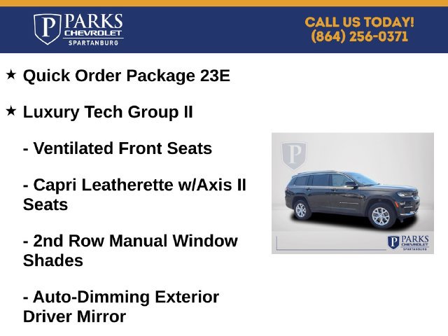 Used 2023 Jeep Grand Cherokee L Limited w/ Luxury Tech Group II RWD image 5