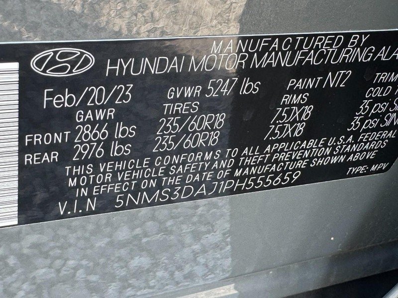 Used 2023 Hyundai Santa Fe SEL w/ Premium Package AWD/4WD image 27