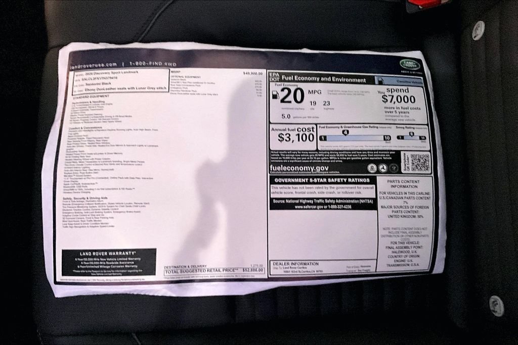 New 2026 Land Rover Discovery Sport Landmark AWD/4WD image 14