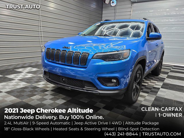 Used 2021 Jeep Cherokee Latitude Plus