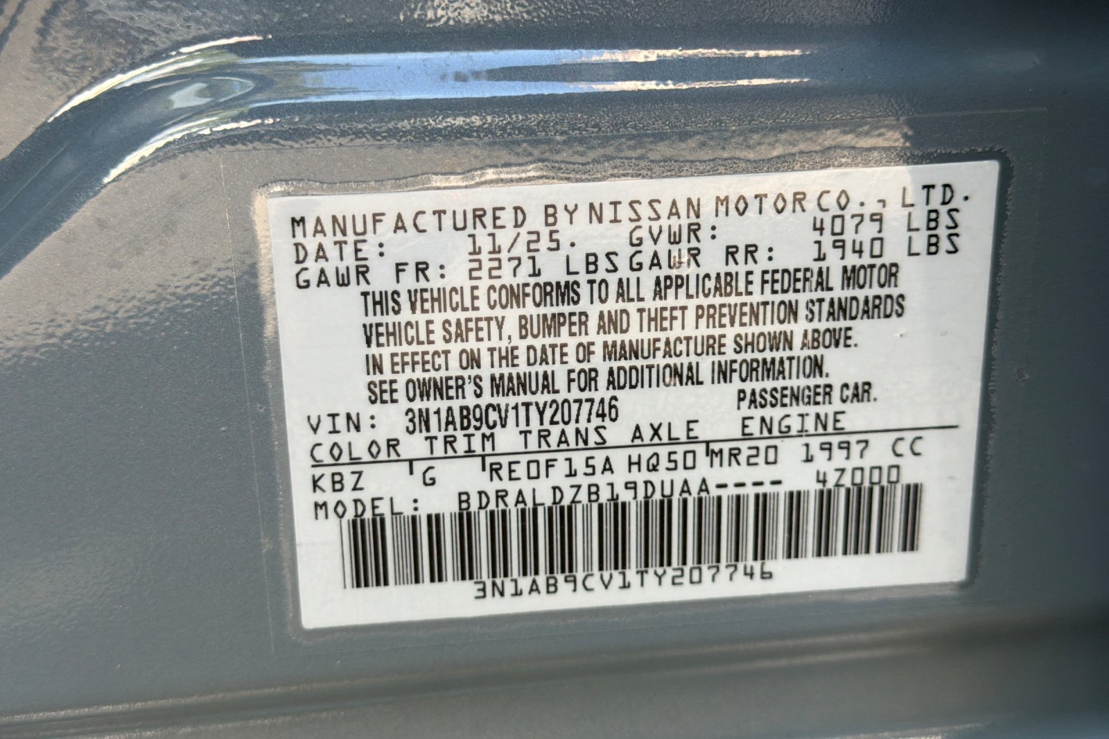 Used 2026 Nissan Sentra SV w/ Floor Mat Package FWD image 27