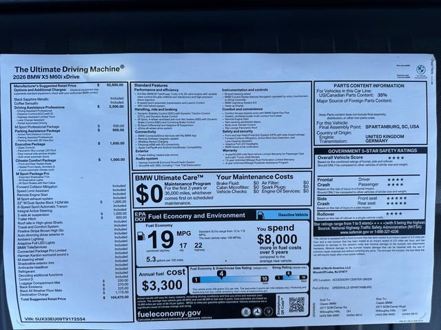 New 2026 BMW X5 M60i image 22