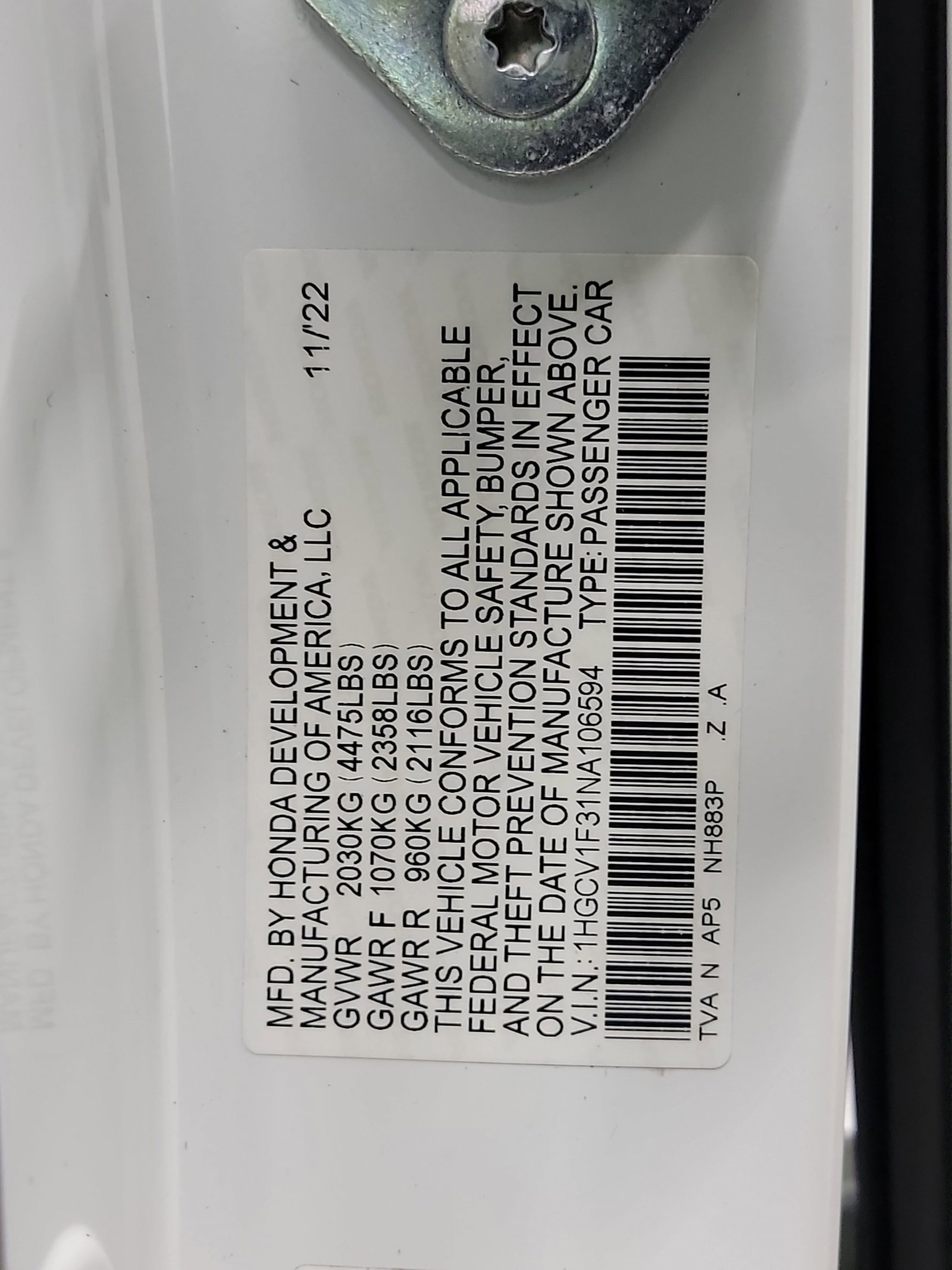 Certified 2022 Honda Accord Sport image 32