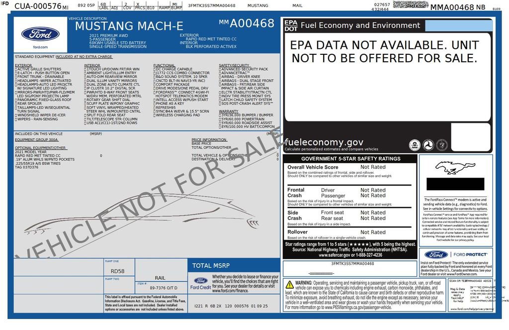 Used 2021 Ford Mustang Mach-E Premium image 40