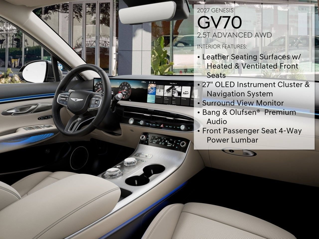 New 2027 Genesis GV70 2.5T Advanced AWD/4WD image 21