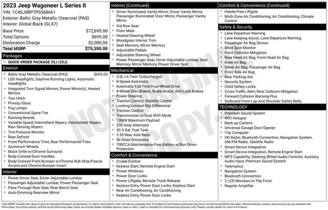 Used 2023 Jeep Wagoneer L Series II image 7