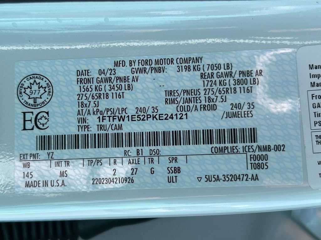 Used 2023 Ford F150 XLT w/ XTR Package image 33