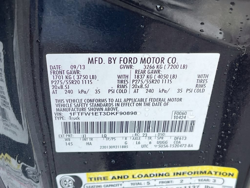Used 2013 Ford F150 Lariat w/ Luxury Equipment Group AWD/4WD image 31