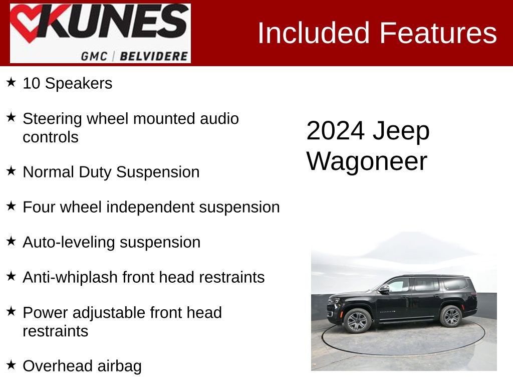 Used 2024 Jeep Wagoneer Series II w/ Flexible Seating Group AWD/4WD video 2
