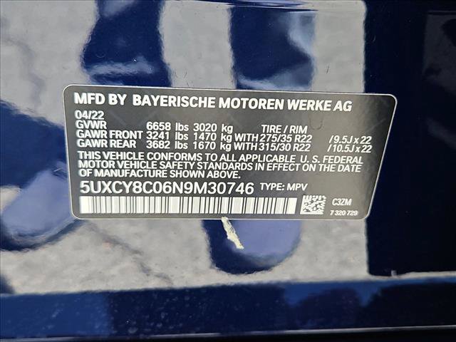 Used 2022 BMW X6 M50i w/ Executive Package AWD/4WD image 26