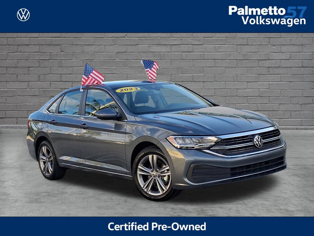 Certified 2023 Volkswagen Jetta SE w/ Panoramic Sunroof Package FWD 360° Tour