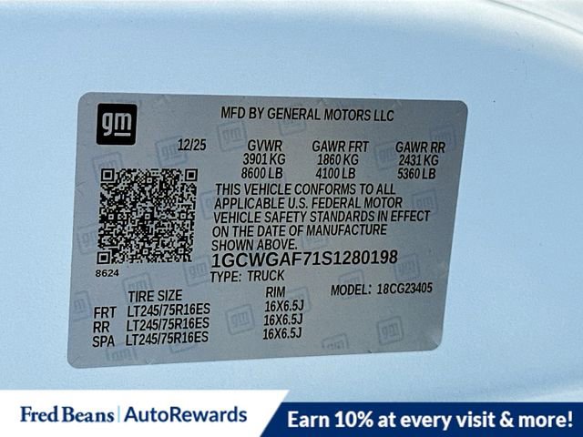 New 2025 Chevrolet Express 2500 w/ Chrome Appearance Package image 19