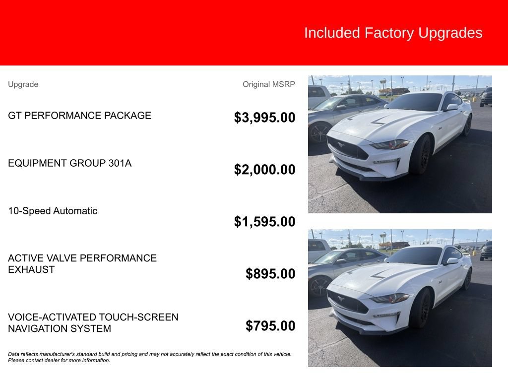 Used 2019 Ford Mustang GT w/ GT Performance Package RWD image 3