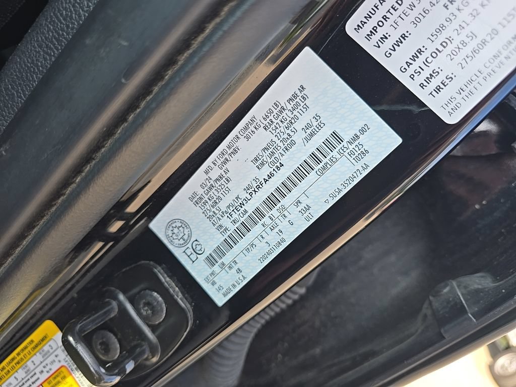 Used 2024 Ford F150 XLT w/ Equipment Group 303A High AWD/4WD image 15