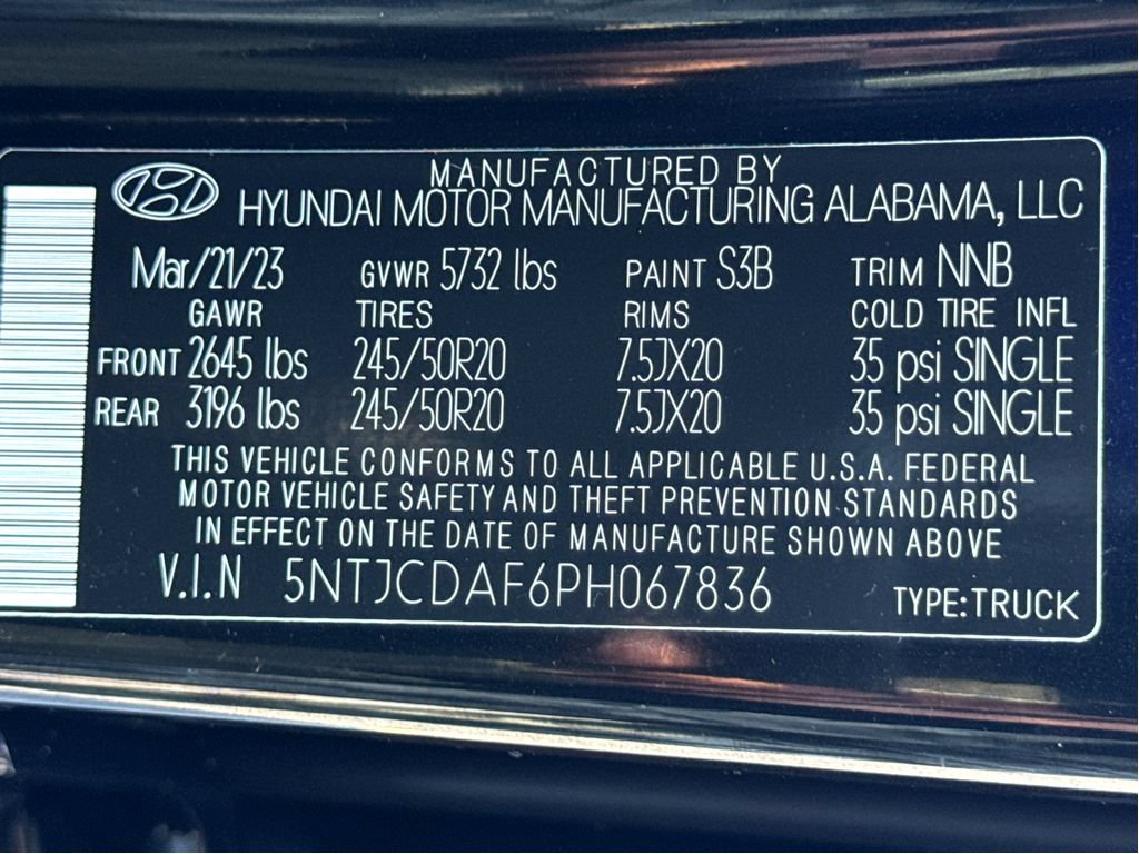 Used 2023 Hyundai Santa Cruz Night w/ Cargo Package AWD/4WD image 25