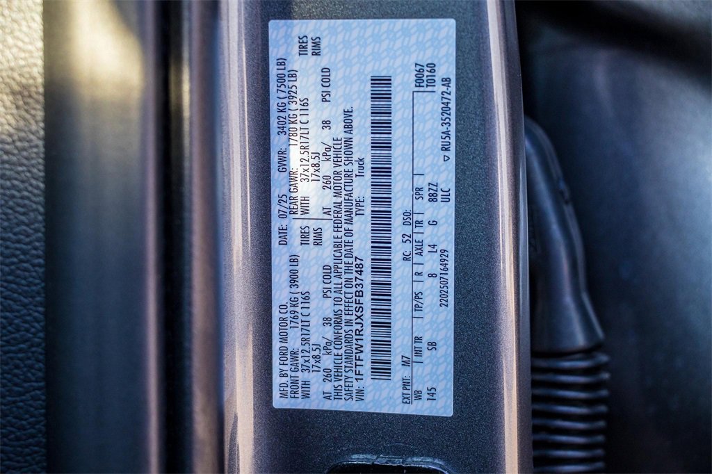 Used 2025 Ford F150 Raptor w/ Equipment Group 803A Raptor R image 49