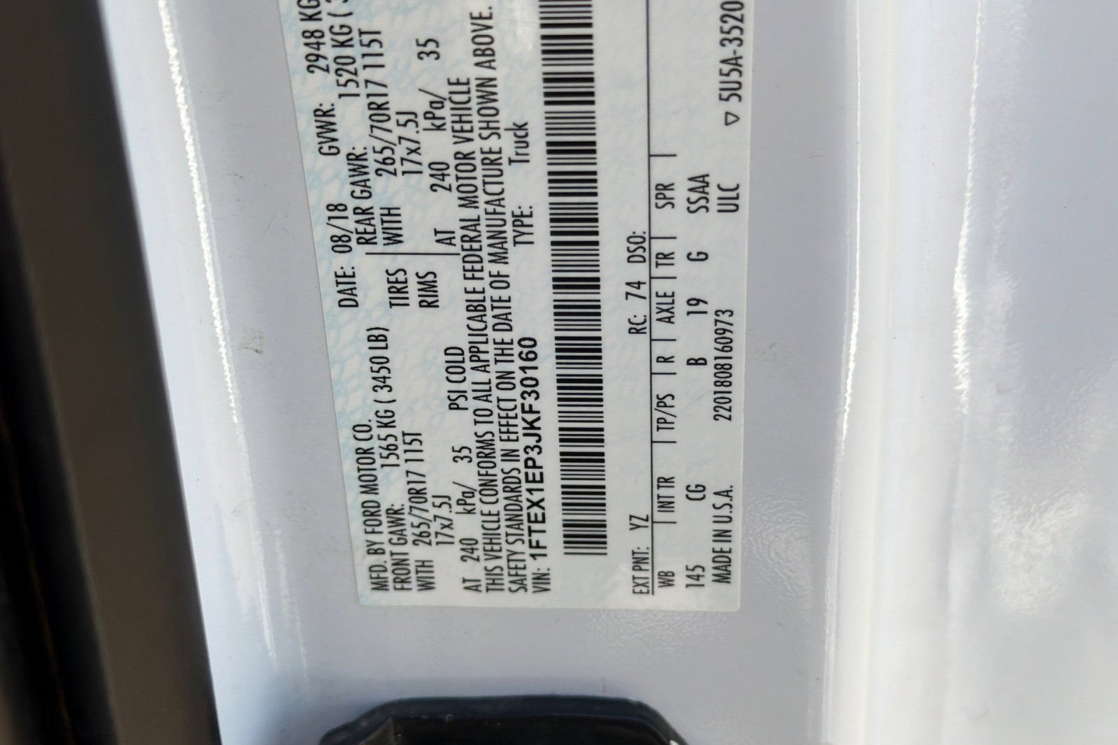 Used 2018 Ford F150 XL w/ Equipment Group 101A Mid AWD/4WD image 26