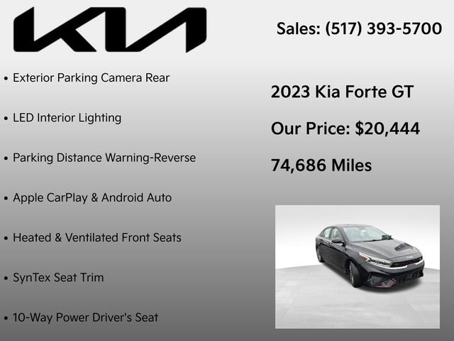 Used 2023 Kia Forte GT w/ GT2 Package FWD image 17