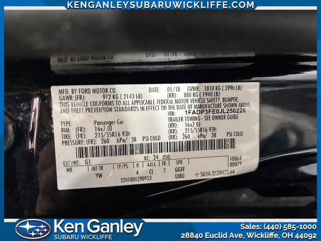 Used 2018 Ford Focus SE w/ SE Appearance Package FWD image 27