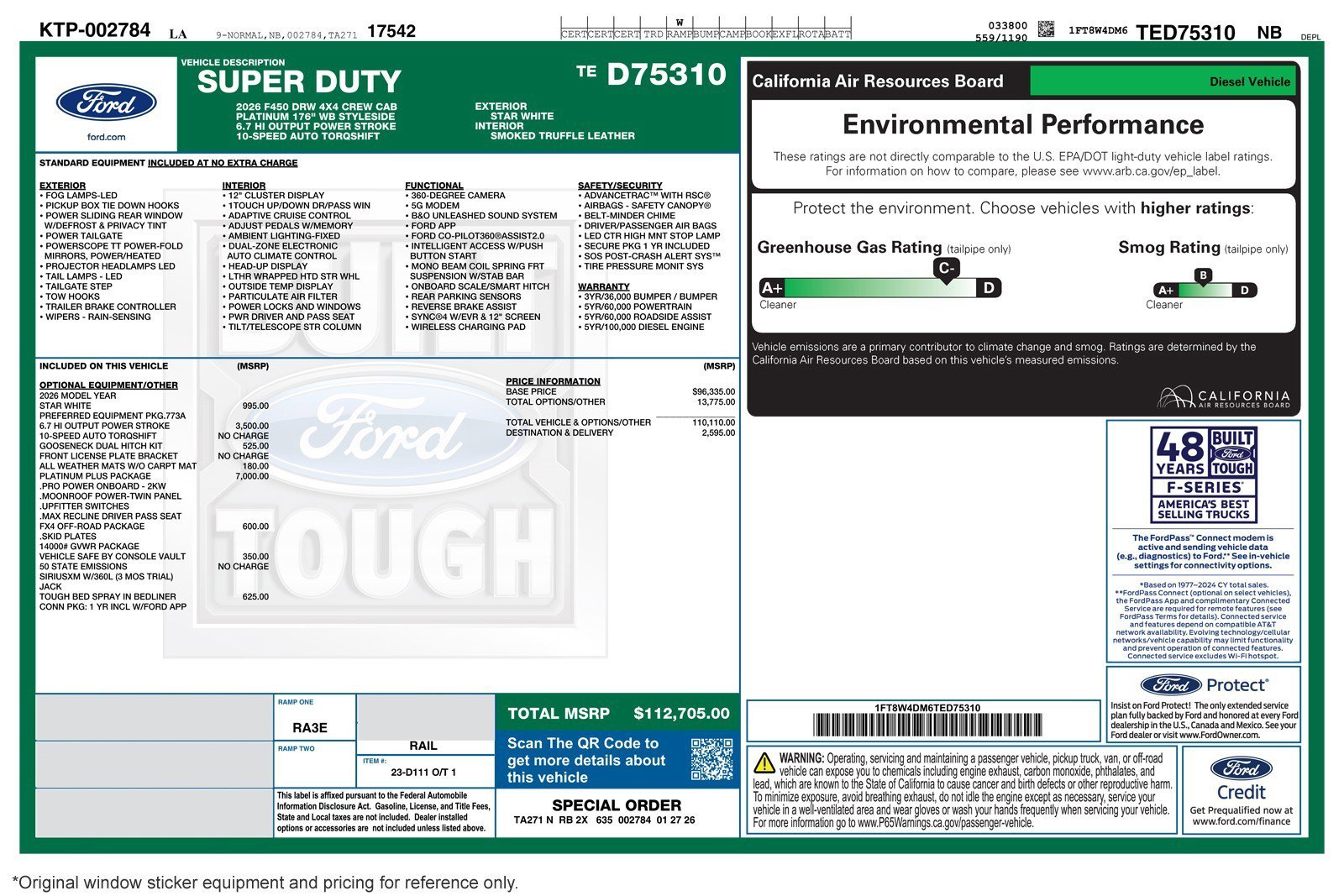 Used 2026 Ford F450 Platinum w/ Platinum Plus Package AWD/4WD image 2