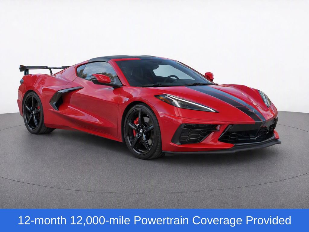Used 2021 Chevrolet Corvette Stingray Preferred Cpe w/ Z51 Performance Package RWD image 2
