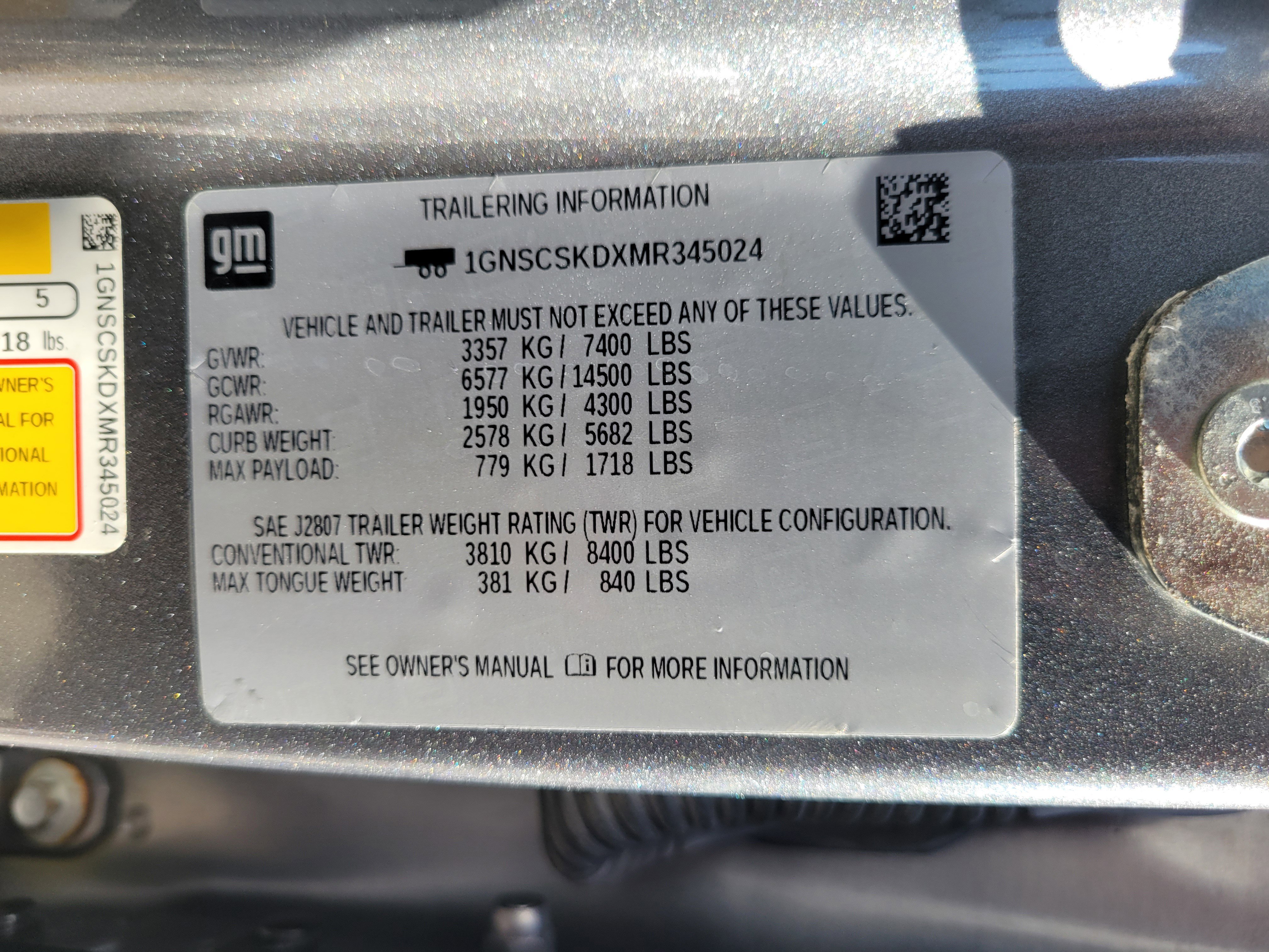 Used 2021 Chevrolet Tahoe Premier w/ Premium Package image 34