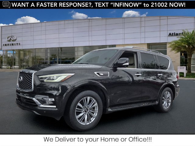 Used 2022 INFINITI QX80 Luxe w/ Cargo Package AWD/4WD image 1