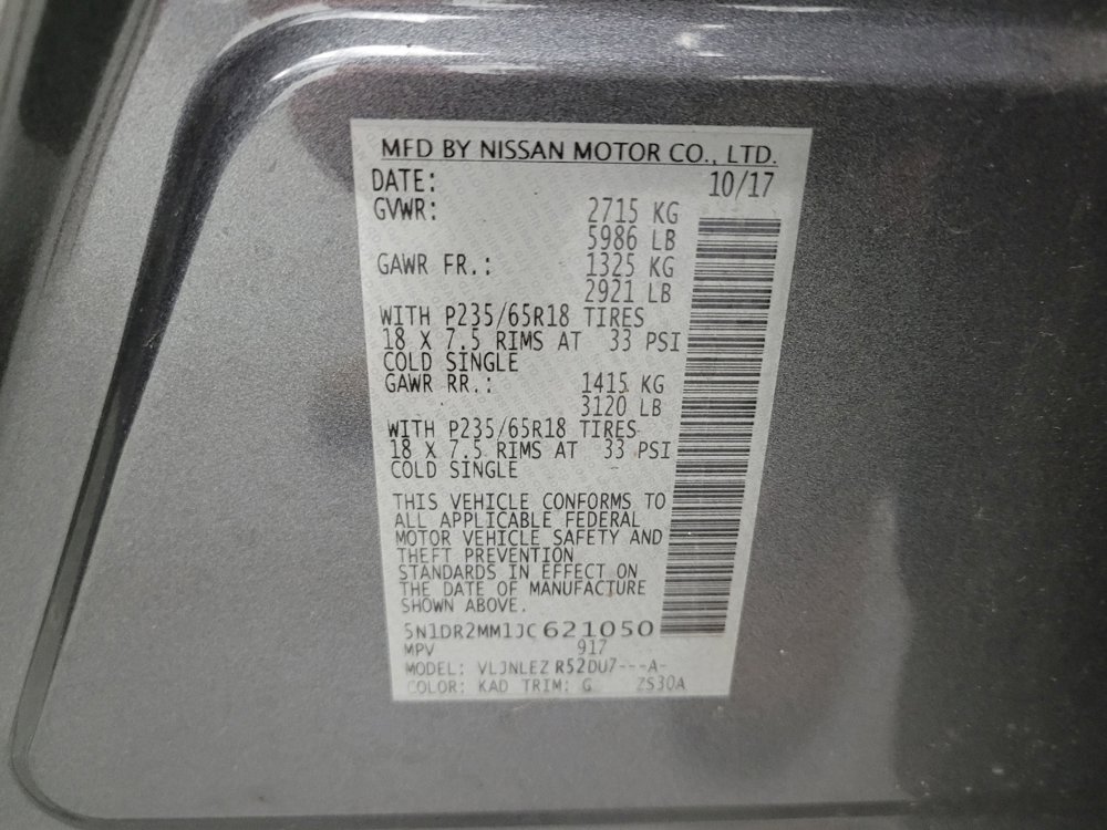 Used 2018 Nissan Pathfinder SV AWD/4WD image 33