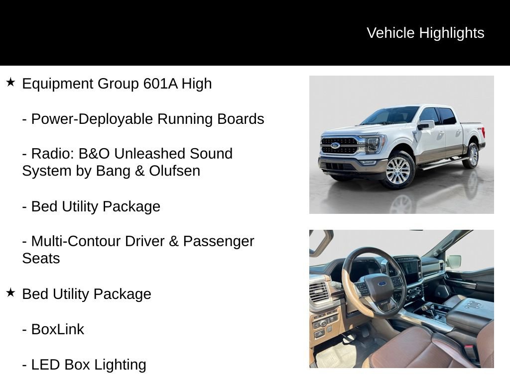 Used 2023 Ford F150 King Ranch w/ Equipment Group 601A High AWD/4WD image 6