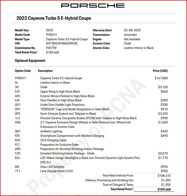 Certified 2022 Porsche Cayenne Turbo S AWD/4WD image 9