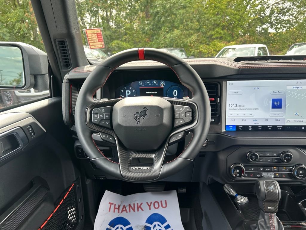 New 2025 Ford Bronco Raptor w/ Interior Carbon Fiber Pack image 13