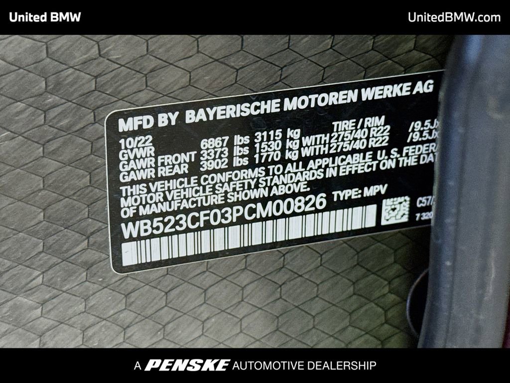 Used 2023 BMW iX xDrive50 w/ Sport Package image 15